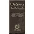 Portal 2 Welcome Tin Wall Sign